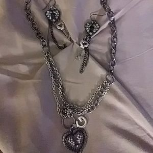 Guess Necklace & Earrings Set